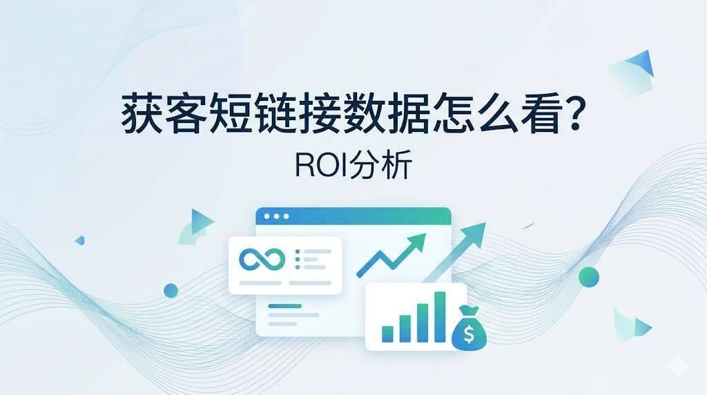 获客短链接数据怎么看？ROI分析