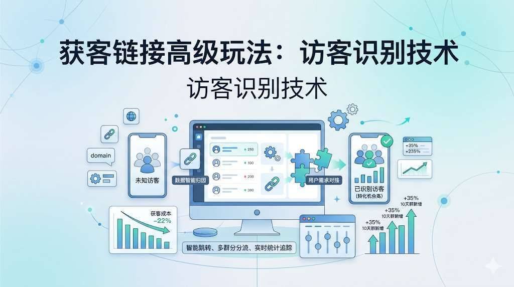 获客链接高级玩法：访客识别技术