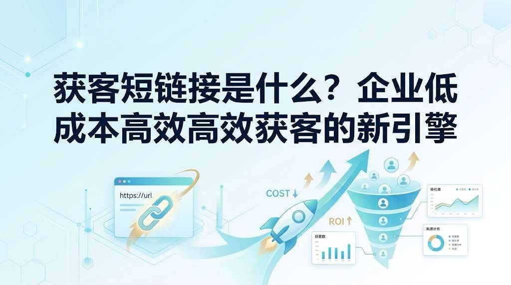 获客短链接是什么？企业低成本高效获客的新引擎