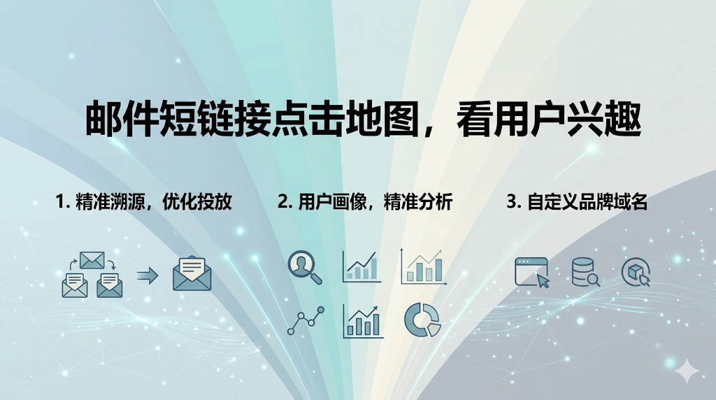 邮件短链接点击地图，看用户兴趣