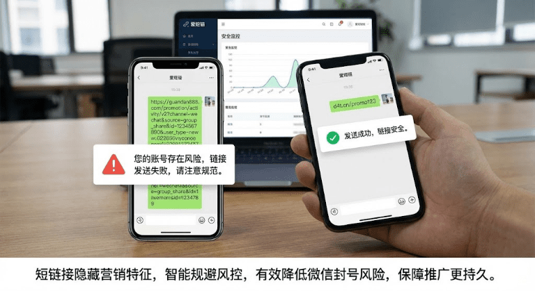 微信防封技巧：试试短链接