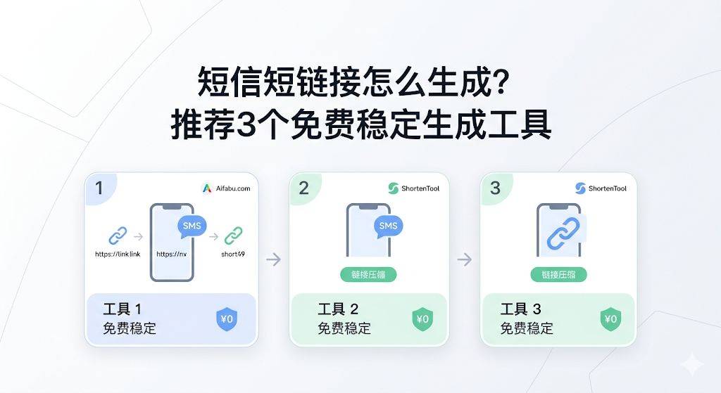 短信短链接怎么生成？推荐3个免费稳定生成工具