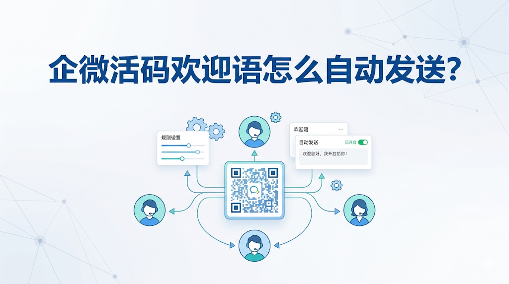 企微活码欢迎语怎么自动发送？
