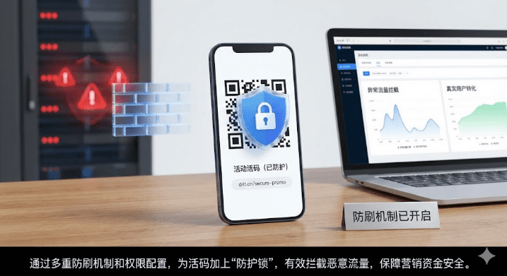 活码安全策略：防刷与权限设置