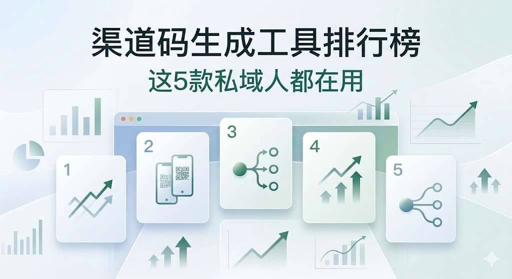 渠道码生成工具排行榜：这5款私域人都在用