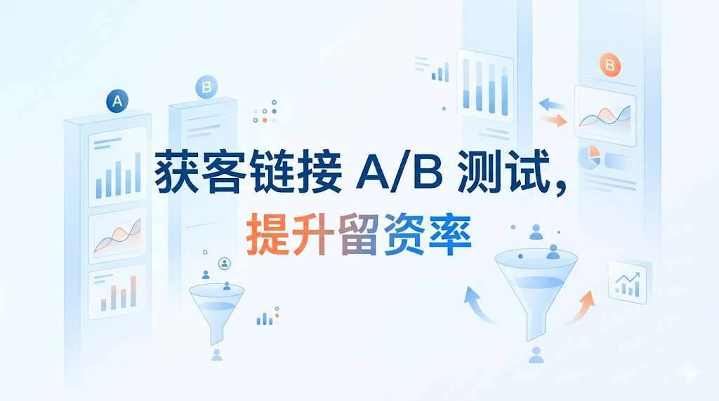 获客链接A/B测试，提升留资率