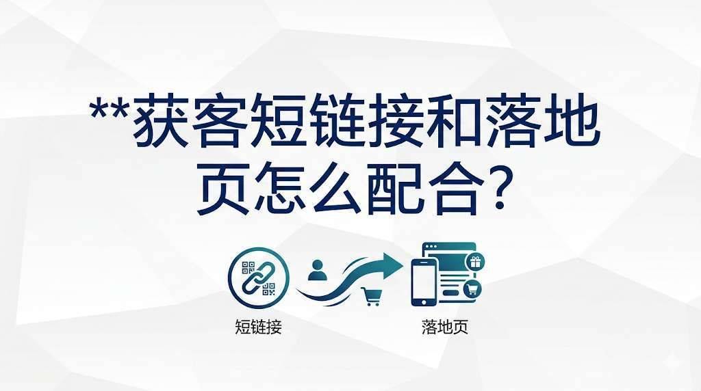 获客短链接和落地页怎么配合？