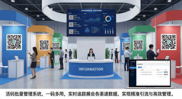 展会活动必备：活码批量创建管理