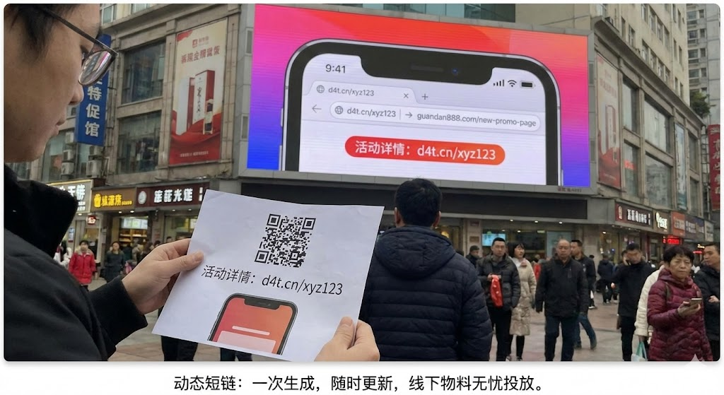 链接投放后还能修改吗？动态短链让内容随时更新