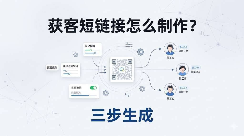 获客短链接怎么制作？三步生成